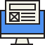 A graphic of a website design icon